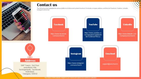 Educational Technology Company Outline Contact Us Themes PDF