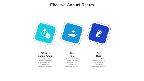 Effective Annual Return Ppt PowerPoint Presentation Model Background Cpb Pdf