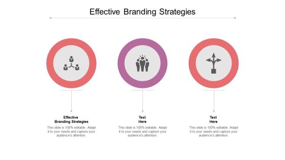 Effective Branding Strategies Ppt PowerPoint Presentation Ideas Designs Cpb