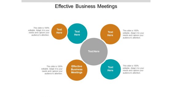 Effective Business Meetings Ppt PowerPoint Presentation Summary Graphics Pictures Cpb