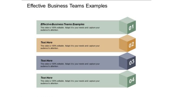 Effective Business Teams Examples Ppt PowerPoint Presentation Portfolio Professional Cpb