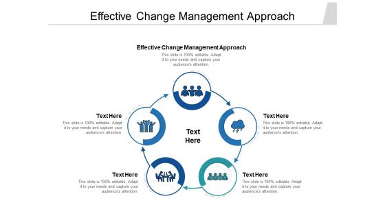 Effective Change Management Approach Ppt PowerPoint Presentation Pictures Designs Cpb