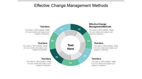 Effective Change Management Methods Ppt PowerPoint Presentation Outline Slide Download Cpb