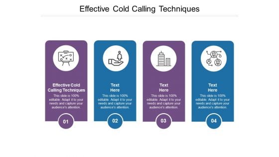 Effective Cold Calling Techniques Ppt PowerPoint Presentation File Information Cpb Pdf