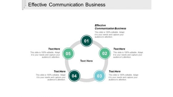 Effective Communication Business Ppt Powerpoint Presentation Ideas Elements Cpb