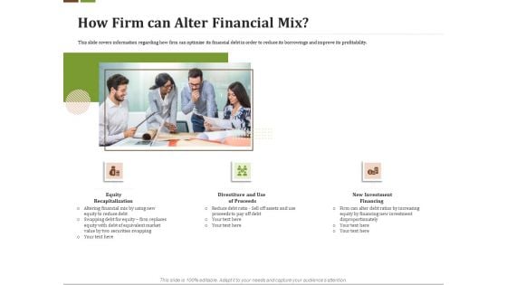 Effective Corporate Turnaround Management How Firm Can Alter Financial Mix Ppt Pictures Graphics Example PDF