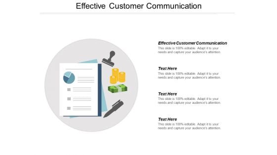 Effective Customer Communication Ppt PowerPoint Presentation Portfolio Inspiration