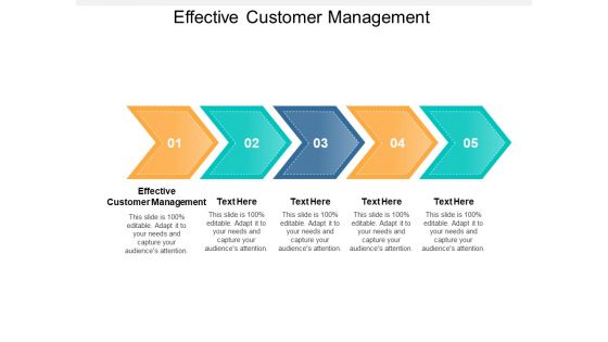 Effective Customer Management Ppt PowerPoint Presentation Outline Themes Cpb