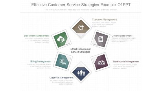 Effective Customer Service Strategies Example Of Ppt