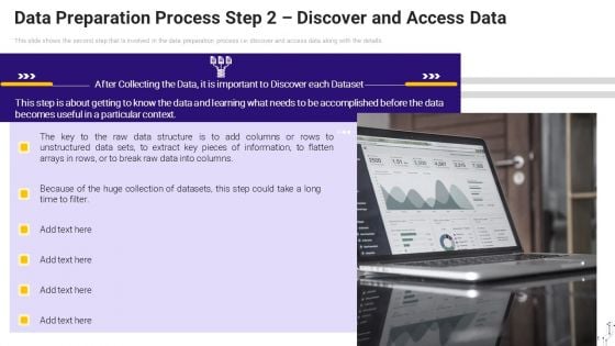 Effective Data Arrangement For Data Accessibility And Processing Readiness Data Preparation Process Step 2 Discover And Access Data Diagrams PDF