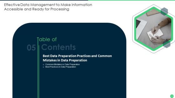 Effective Data Management To Make Information Accessible And Ready For Processing Ppt PowerPoint Presentation Complete Deck With Slides