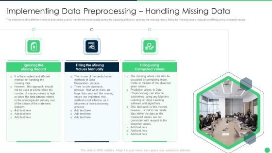 Effective Data Management To Make Information Accessible Handling Missing Data Clipart PDF