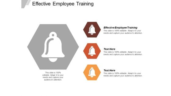 Effective Employee Training Ppt Powerpoint Presentation Model Clipart Cpb