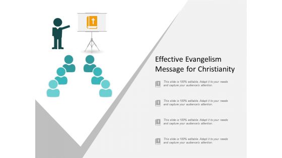 Effective Evangelism Message For Christianity Ppt Powerpoint Presentation Infographic Template Grid