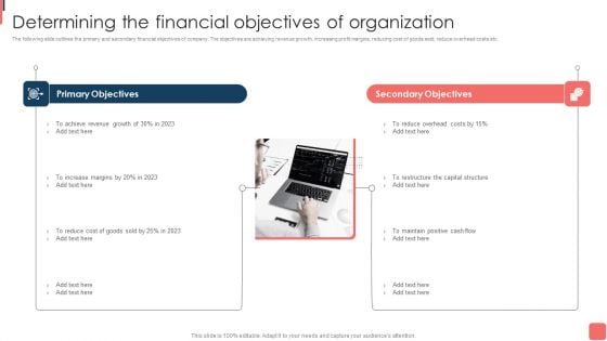 Effective Financial Planning Assessment Techniques Determining The Financial Objectives Of Organization Inspiration PDF