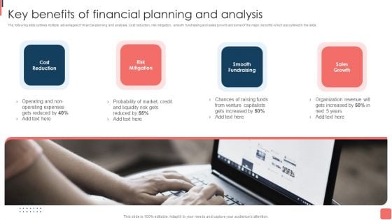 Effective Financial Planning Assessment Techniques Key Benefits Of Financial Planning And Analysis Inspiration PDF