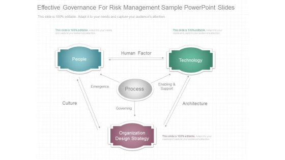 Effective Governance For Risk Management Sample Powerpoint Slides