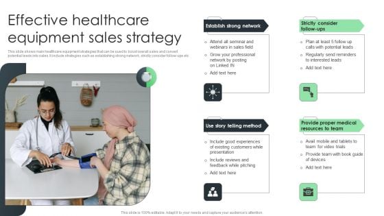 Effective Healthcare Equipment Sales Strategy Topics PDF