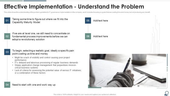 Effective Implementation Understand The Problem Professional PDF
