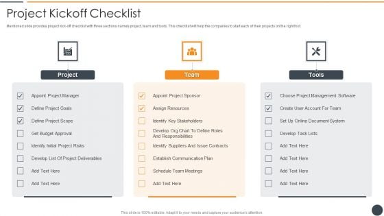 Effective Initiation Of Information Technology Project Project Kickoff Checklist Rules PDF Effective Initiation Of Information Technology Project Project Kickoff Checklist Rules PDF