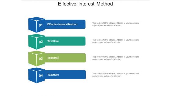 Effective Interest Method Ppt PowerPoint Presentation Model Design Templates Cpb