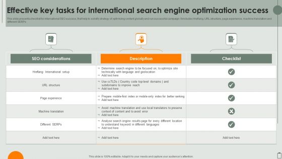 Effective Key Tasks For International Search Engine Optimization Success Guidelines PDF