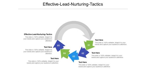 Effective Lead Nurturing Tactics Ppt PowerPoint Presentation Layouts Display Cpb Pdf