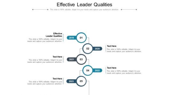 Effective Leader Qualities Ppt PowerPoint Presentation Icon Graphics Cpb Pdf