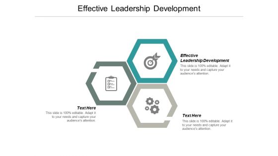 Effective Leadership Development Ppt PowerPoint Presentation Layouts Files Cpb