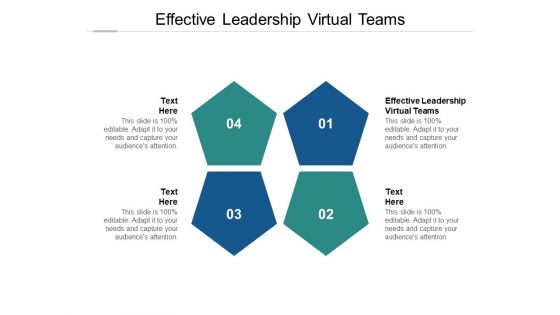 Effective Leadership Virtual Teams Ppt PowerPoint Presentation Ideas Slide Portrait Cpb Pdf