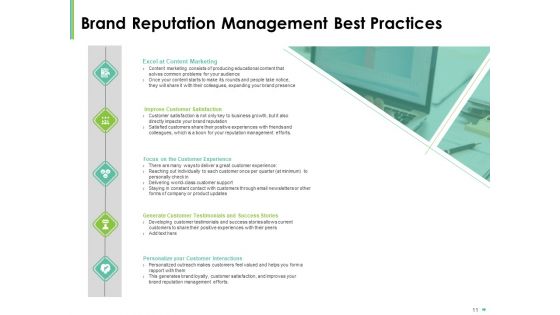 Effective Management Of Brand Reputation Ppt PowerPoint Presentation Complete Deck With Slides