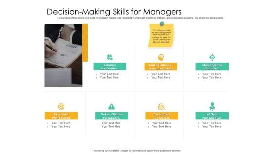 Effective Management Styles For Leaders Decision Making Skills For Managers Background PDF