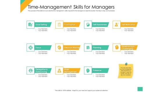 Effective Management Styles For Leaders Time Management Skills For Managers Pictures PDF
