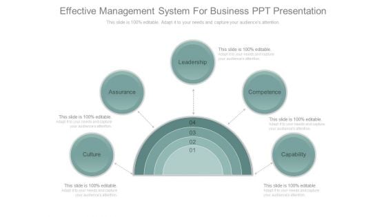 Effective Management System For Business Ppt Presentation