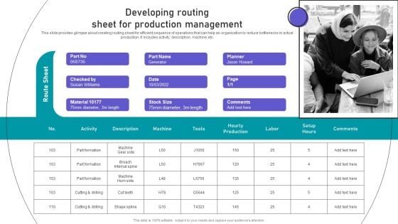 Effective Manufacturing Planning And Control Administration System Developing Routing Sheet Download PDF