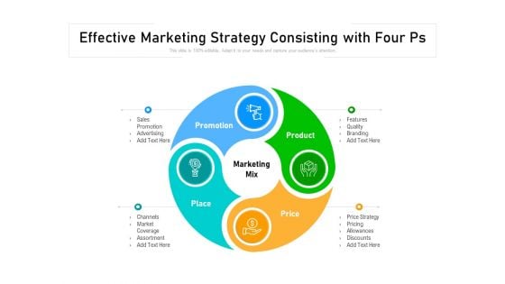 Effective Marketing Strategy Consisting With Four Ps Ppt PowerPoint Presentation Gallery Clipart PDF Effective Marketing Strategy Consisting With Four Ps Ppt PowerPoint Presentation Gallery Clipart PDF
