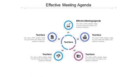 Effective Meeting Agenda Ppt PowerPoint Presentation Pictures Demonstration Cpb