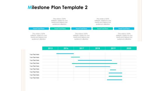 Effective Milestone Scheduling Approach Milestone Plan 2015 Ppt PowerPoint Presentation Summary Display PDF