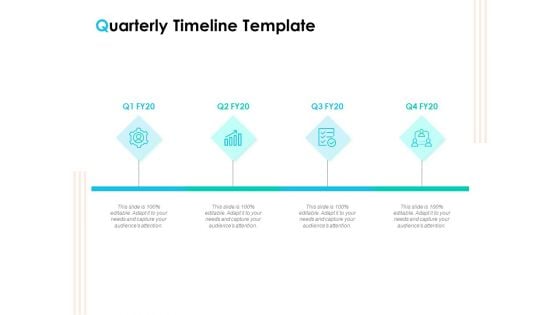 Effective Milestone Scheduling Approach Quarterly Timeline Template Ppt PowerPoint Presentation Slides Professional PDF