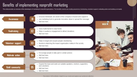 Effective NPO Promotional Strategies For Recruit Volunteers Benefits Of Implementing Nonprofit Marketing Designs PDF Effective NPO Promotional Strategies For Recruit Volunteers Benefits Of Implementing Nonprofit Marketing Designs PDF