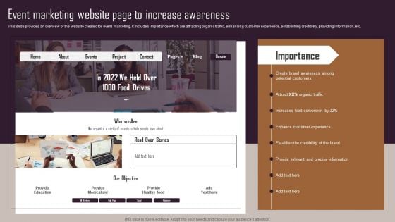 Effective NPO Promotional Strategies For Recruit Volunteers Event Marketing Website Page To Increase Awareness Themes PDF Effective NPO Promotional Strategies For Recruit Volunteers Event Marketing Website Page To Increase Awareness Themes PDF