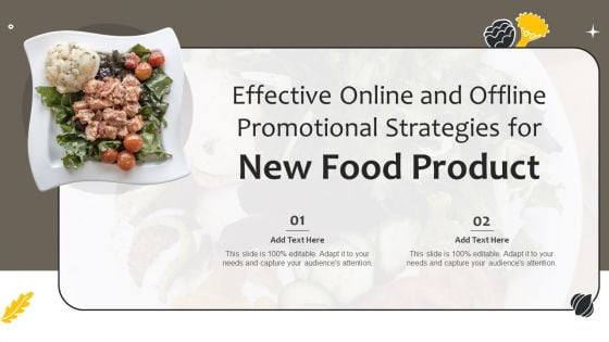 Effective Online And Offline Promotional Strategies Ppt Professional Graphics PDF