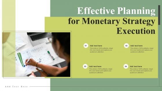 Effective Planning For Monetary Strategy Execution Effective Planning For Monetary Strategy Themes PDF