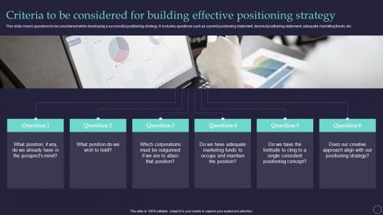 Effective Positioning Strategy Plan Criteria To Be Considered For Building Effective Elements PDF