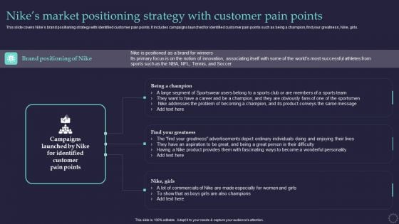 Effective Positioning Strategy Plan Nikegcos Market Positioning Strategy With Pictures PDF