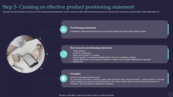 Effective Positioning Strategy Plan Step 5 Creating An Effective Product Positioning Designs PDF