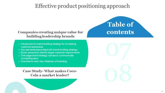 Effective Product Positioning Approach Ppt PowerPoint Presentation Complete Deck With Slides Slide41