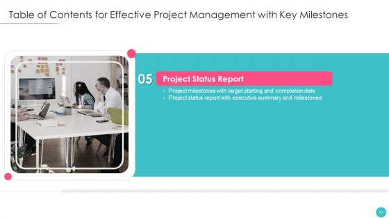 Effective Project Management With Key Milestones Ppt PowerPoint Presentation Complete With Slides