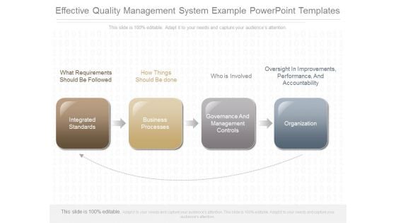 Effective Quality Management System Example Powerpoint Templates