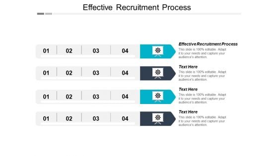 Effective Recruitment Process Ppt PowerPoint Presentation Model Mockup Cpb